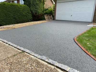 Grey Resin Driveway